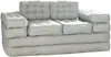 Vente-unique - DILAKO Sofa Stoff Grau - B 70 cm x H 90 cm x L 195 cm Bild 5
