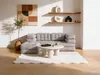 Vente-unique - DILAKO Sofa Stoff Grau - B 70 cm x H 90 cm x L 195 cm Bild 2