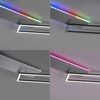 LED Deckenleuchte, stahl, dimmbar Fernbedienung RGB LED, L 91 cm Bild 5