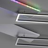 LED Deckenleuchte, stahl, dimmbar Fernbedienung RGB LED, L 91 cm Bild 4