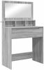 vidaXL Schlafzimmer-Frisiertische Graues Sonoma 80 x 39,6 x 135 cm 888983 Bild 2