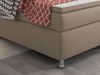 Boxspringbett King Size 180x200 cm Webstoff Muddy Bild 2