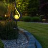 LED Solarleuchte, IP44, Erdspieß, Flammenoptik, H 90cm Bild 5