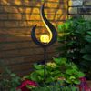 LED Solarleuchte, IP44, Erdspieß, Flammenoptik, H 90cm Bild 2