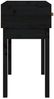 vidaXL Konsolentisch Schwarz 76,5x40x75 cm Massivholz Kiefer 821753 Bild 5