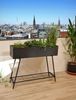 Blumenkasten TARTU Anthrazit Stahl | Pflanzkasten hoch Pflanzkübel Garten/Balkon Bild 2