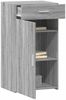 vidaXL Sideboard Grau Sonoma 50x42,5x93 cm Holzwerkstoff 846297 Bild 3