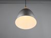 Pendelleuchte JAGGER Lampenschirm Metall/Holz Silber Antik, Ø 25cm Bild 5