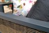 Elegante Garten Ecklounge Calgary 223 x 289cm + Tisch 130 x 70 cm + 2 bequeme Stühle Bild 3