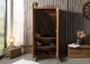 Garderobenschrank Akazie 88x45x180 natur lackiert BARK #118 Bild 4