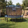 HOMALL Gartentrampolin Basketballkorb-Trampoline, Outdoor-Trampoline, Kindertrampoline, Ø 228 cm, (228/305/366/427 cm, komplett mit Basketball, Pumpe, Sicherheitsnetz, Leiter und 360°-Geländer, maximale Belastbarkeit 150 kg) Bild 3