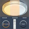 ZMH LED Deckenleuchte Sternenhimmel Dimmbar Ø30cm Modern mit Fernbedienung Schlafzimmer, 3 Farbtemperaturen, LED fest integriert, 3000-6500K Bild 2