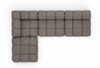 Kaiser Möbel Ecksofa L-form, Wohnlandschaft für Wohnzimmer, Bouclé-Stoff Abriamo, Selia, Ecksofa, Modernes L-Design,Weiche, abgerundete Formen,Trendiger Bouclé-Stoff Bild 4