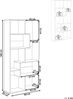 Bücherregal mit 6 Ebenen CHATEH 180 cm Braun Bild 2