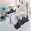 Buymax Bettwäsche Jadore, Renforce, 2 teilig, Bettbezug-Set 135x200 cm 100% Baumwolle Reißverschluss Grau Anthrazit Bild 5