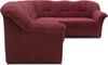DOMO Collection Papenburg, Ecksofa, Microfaser beere, 192 x 243 cm Bild 3