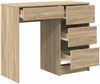 vidaXL Schreibtisch Sonoma-Eiche 90 x 37,5 x 75 cm Holzwerkstoff 869492 Bild 5
