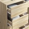 vidaXL Schreibtisch Sonoma-Eiche 90 x 37,5 x 75 cm Holzwerkstoff 869492 Bild 4