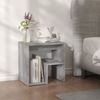 Nachttisch Grau Sonoma 40 x 30 x 40 cm Holzwerkstoff [815179] Bild 2