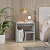 Nachttisch Grau Sonoma 40 x 30 x 40 cm Holzwerkstoff [815179] Bild 5