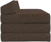 vidaXL Klappsofa Bett Taupe 120 x 60 x 49 cm Stoff 900038 Bild 3