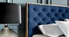 99rooms Galaxy Boxspringbett 180x200 cm Velours MONOLITH Dunkelblau Bild 3