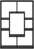 vidaXL Bücherregal Schwarz Eichen-Optik 63 x 20 x 90 cm Holzwerkstoff 879673 Bild 5