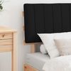 vidaXL Bettgestell mit gepolstertem Kopfteil Schwarz 75 x 190 cm 877531 Bild 3