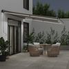 vidaXL Markise Manuell mit LEDs Anthrazit & Weiß 500x350 cm 3215817 Bild 3
