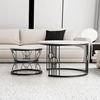 REDOM Couchtisch und 2er Set, Beistelltisch für Schlafzimmer Balkon (Solid und Dauerhaft Smart Einzigartigrd Design Safety Design, 2-St), Keine Lötstellenstruktur Bild 5