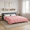 vidaXL Ganzjahresbettdecke Gepolstert Rosa 240 x 260 cm Mikrofaser 42026036 Bild 4