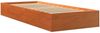 vidaXL Massivholzbett ohne Matratze Wachsbraun 75x190 cm Kiefernholz 844822 Bild 3