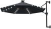 vidaXL Sonnenschirm zur Wandmontage mit LEDs 300 cm Anthrazit 312524 Bild 2