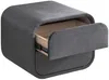 Vente-unique - VENALORA Bedside table Stoff Grau - B 42 cm x H 38,5 cm x L 45,5 cm Bild 4
