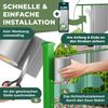 KESSER® PVC Sichtschutzstreifen Sichtschutz Rolle Doppelstabmatten Zaun Blickdicht | Wetterfest und Windschutz | Zaunfolie Sichtschutz Garten Gartenzaun Grau, 35 m Bild 3