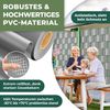 KESSER® PVC Sichtschutzstreifen Sichtschutz Rolle Doppelstabmatten Zaun Blickdicht | Wetterfest und Windschutz | Zaunfolie Sichtschutz Garten Gartenzaun Grau, 35 m Bild 4