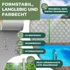 KESSER® PVC Sichtschutzstreifen Sichtschutz Rolle Doppelstabmatten Zaun Blickdicht | Wetterfest und Windschutz | Zaunfolie Sichtschutz Garten Gartenzaun Grau, 35 m Bild 5