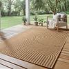 SIMPEX24 Outdoorteppich Boho Design, Läufer, Höhe: 5 mm, Outdoor Teppich Wetterfest Modern Wohnzimmer Küchen Terrasse Balkon Bild 4