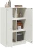 vidaXL Sideboard Weiß 67x39x107 cm Stahl 841666 Bild 4