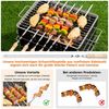 QUBEBU Grillspieß Edelstahl Grillspieße 10 Stück 55cm Schaschlik Spieße Wiederverwendbar (Flache 2 mm Spieße, 55cm Lang und 11mm Breit, 10-St, für BBQ Fleisch, Gemüse & Kebab, Perfekt für Grill, Barbecue & Camping), Fleischspieße, Schaschlikspieße, Man... Bild 4