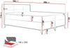 Boxspringbett Worx, Weiß, 180x200 cm Bild 4