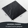 Sanilo Duschmatte, mit Motiv, rutschfest, waschbar, quadratisch, 230 extra starke Saugnäpfe, Kunststoff PVC, 53 x 53 cm, Granit Bild 3