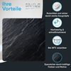 Sanilo Duschmatte, mit Motiv, rutschfest, waschbar, quadratisch, 230 extra starke Saugnäpfe, Kunststoff PVC, 53 x 53 cm, Granit Bild 2