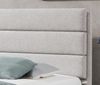 AX LIVING Boxspringbett 160x200 Beige Sequoio mit Matratze und Topper Bild 4