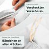 twenty:three® Bettbezug Lyocell Deckenbezug Pure White, Atmungsaktiv, Ultraweich, 100% TENCEL™ Lyocell Bild 4