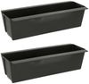 Meinposten Blumenkasten Pflanzkästen Palette Paletten Pflanzkasten Palettenbeet Blumenkasten (Spar-Set, 2 St, 2er Set, 4er Set, 6er Set, 12er Set), Einsatz für Europaletten Bild 4