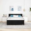 vidaXL Boxspringbett mit Kopfteil Schwarz 200 x 160 cm Stoff 3341113 Bild 3