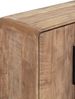 Sideboard Evo aus recyceltem Teakholz, modernes Design, natur, 220 cm Breite, Metallgestell Bild 3