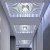 Rosnek LED Deckenleuchte 3W, Kaltes Weiß/RGB, Aluminium, Für Wohnzimmer Schlafzimmer, Keine Fernbedienung, Kaltes Weiß, RGB, Küche Korridor Deko Bild 2