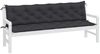 vidaXL Gartenbank-Auflagen 2 Stk. Schwarz 200x50x7 cm Oxford-Gewebe 361742 Bild 3